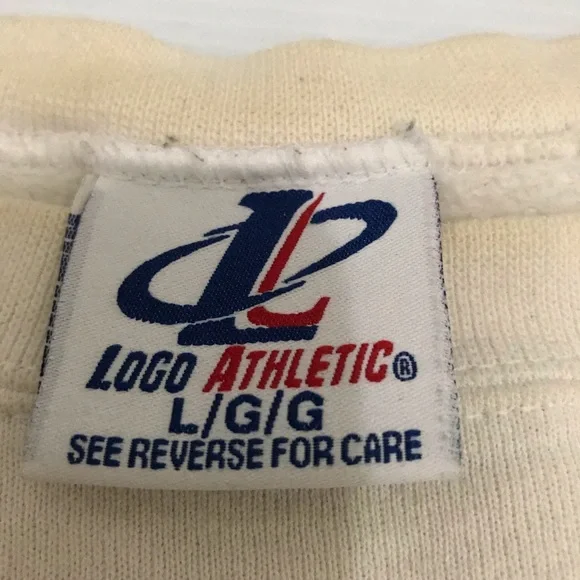 Super Bowl XX Vintage Cream Sweater Size L - Picture 10 of 11